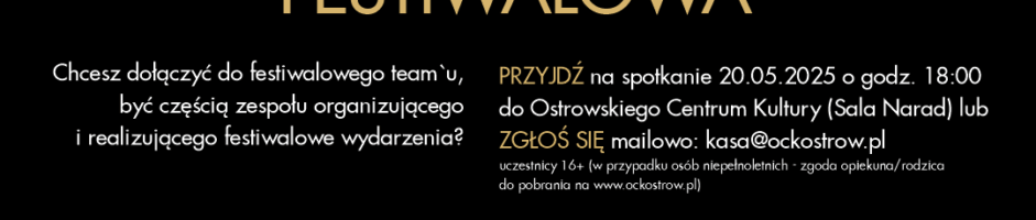 WOLONTARIAT FESTIWALOWY